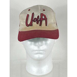 Vintage 80s The Game Alabama Crimson Tide Snapback Hat Cap Maroon/White OS F230